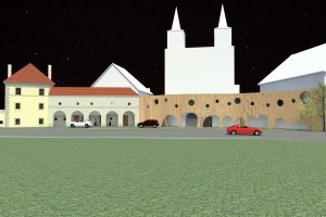 Pohled na řešený objekt