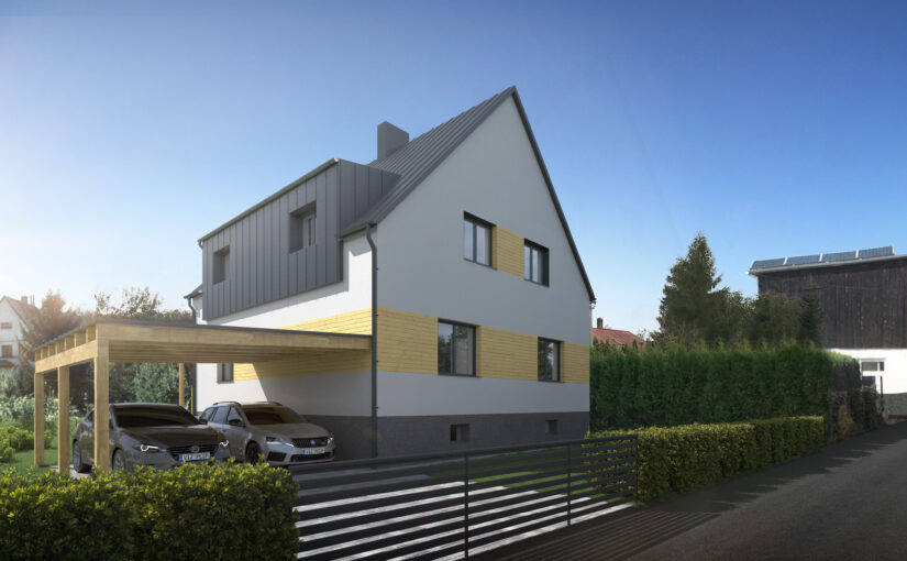 Návrh fasády a komplexní rekonstrukce RD